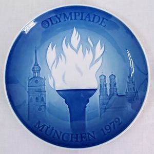 1972 Bing and Grondahl Plate - Munich Olympics